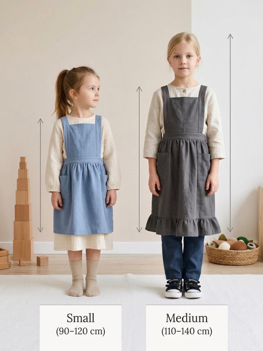 The House Pinafore — Children's Linen Apron