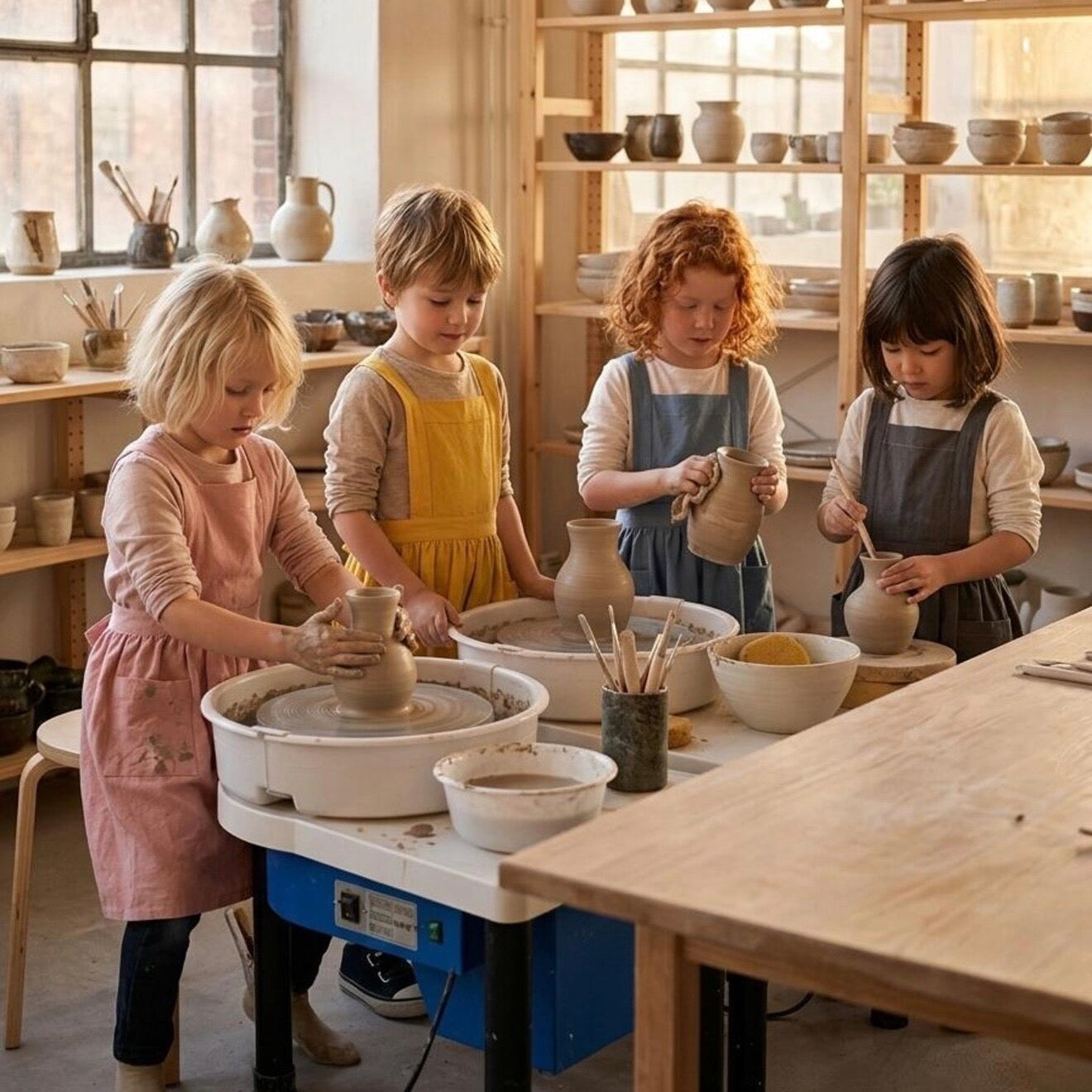 The House Pinafore — Children's Linen Apron