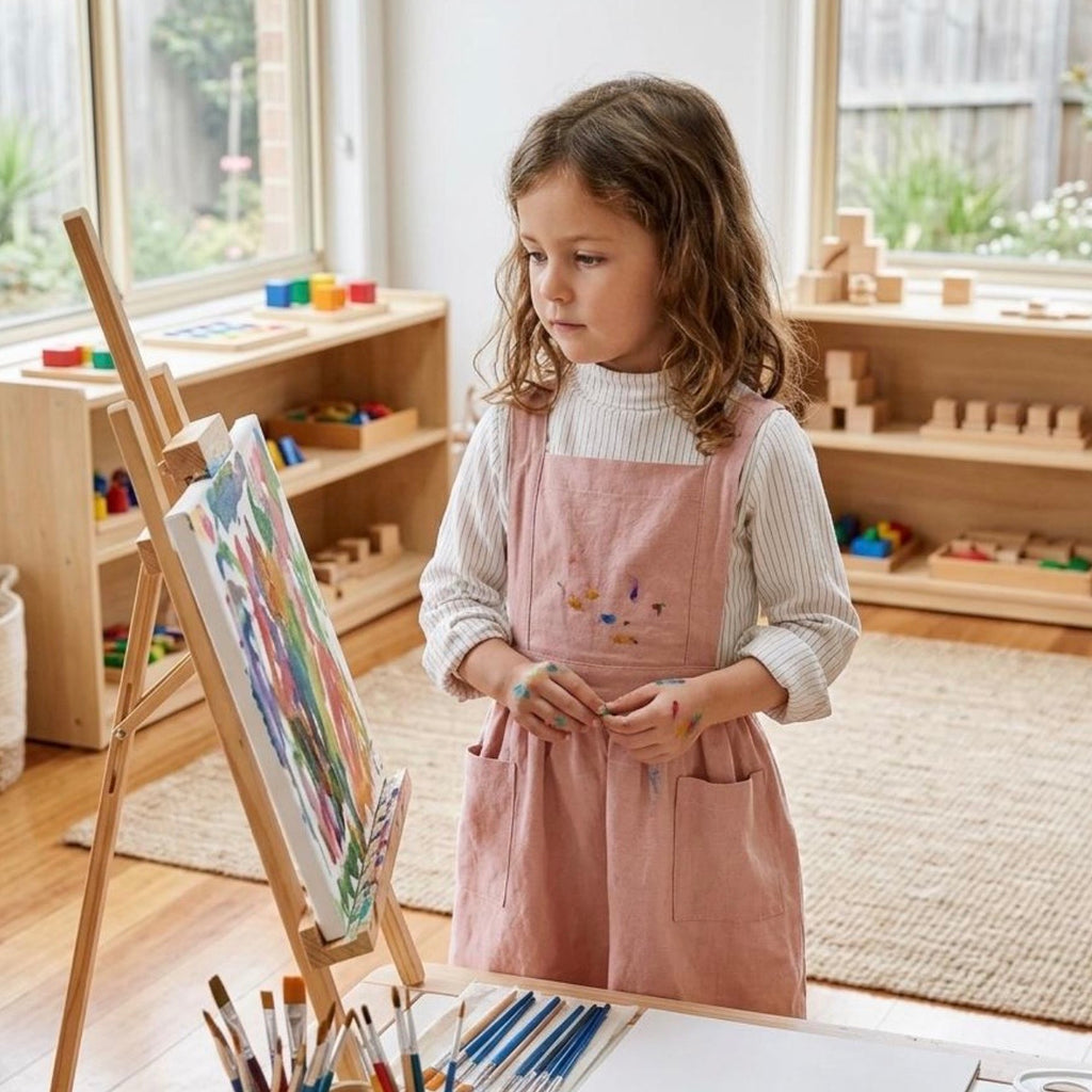 The House Pinafore — Children's Linen Apron