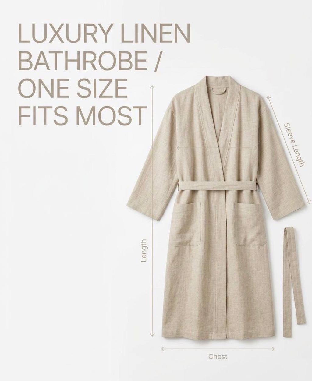 The Morning Robe — Hemp Linen Bathrobe