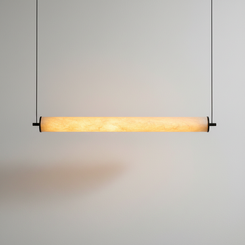Bamboo H — white plaster