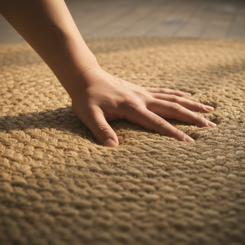 Circulo Rug - Hand Detail