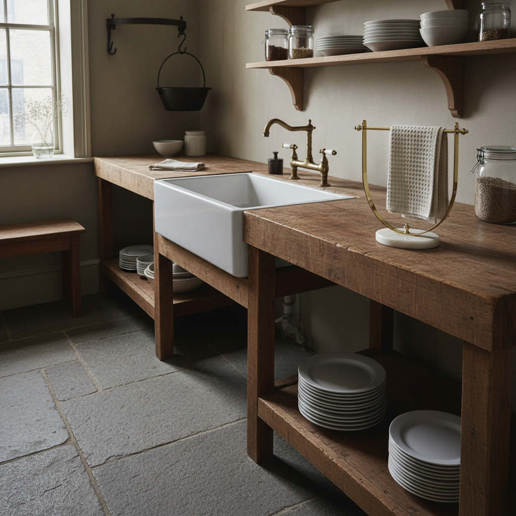 Crescent Stand — Georgian Kitchen Butcher Block