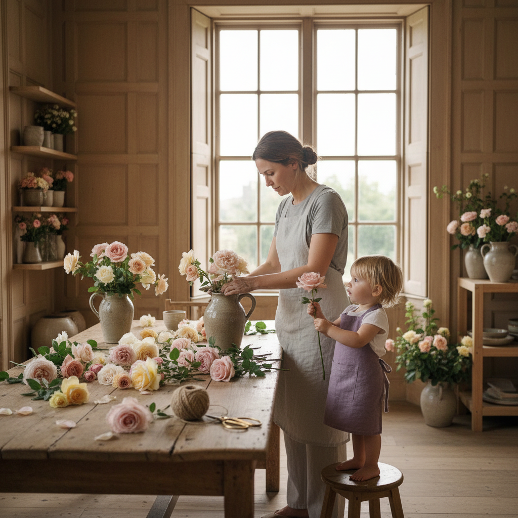 Flower studio — arranging