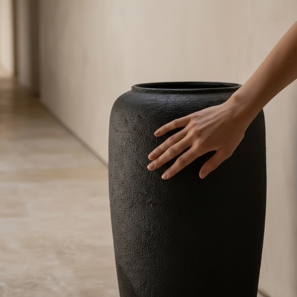 Hand on Vase