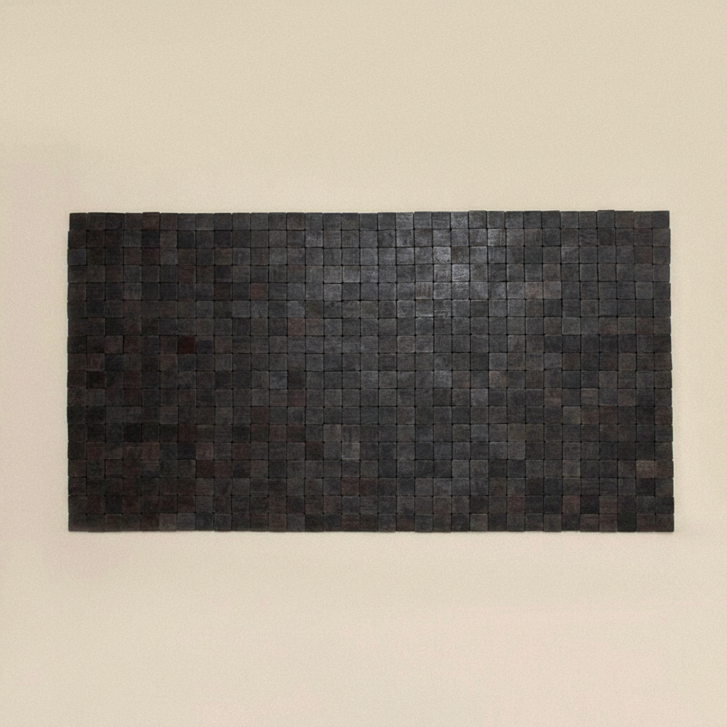 Kuro Bath Mat — Black Acacia Wood