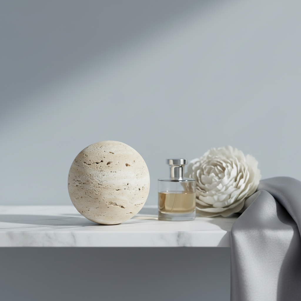 Orb Plinth — Chelsea Marble