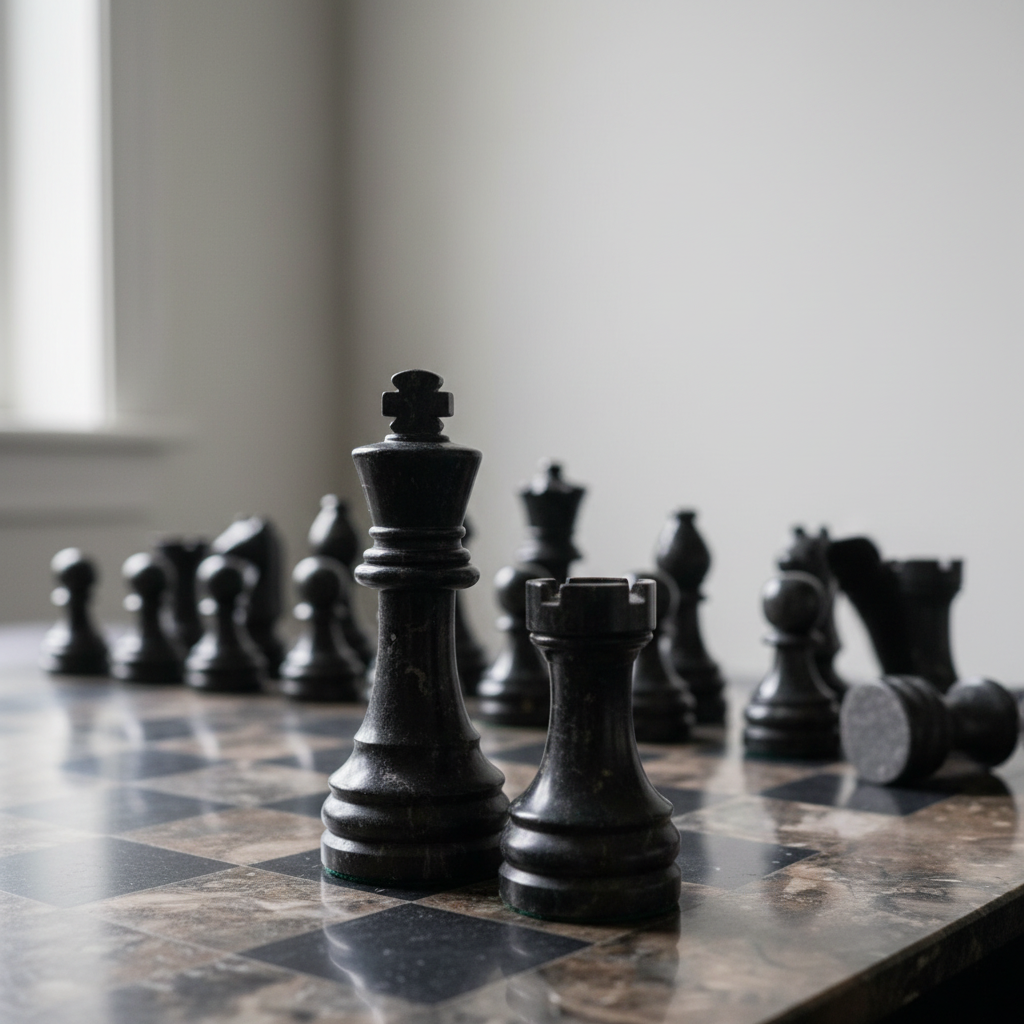 The Board No.1 — black pieces