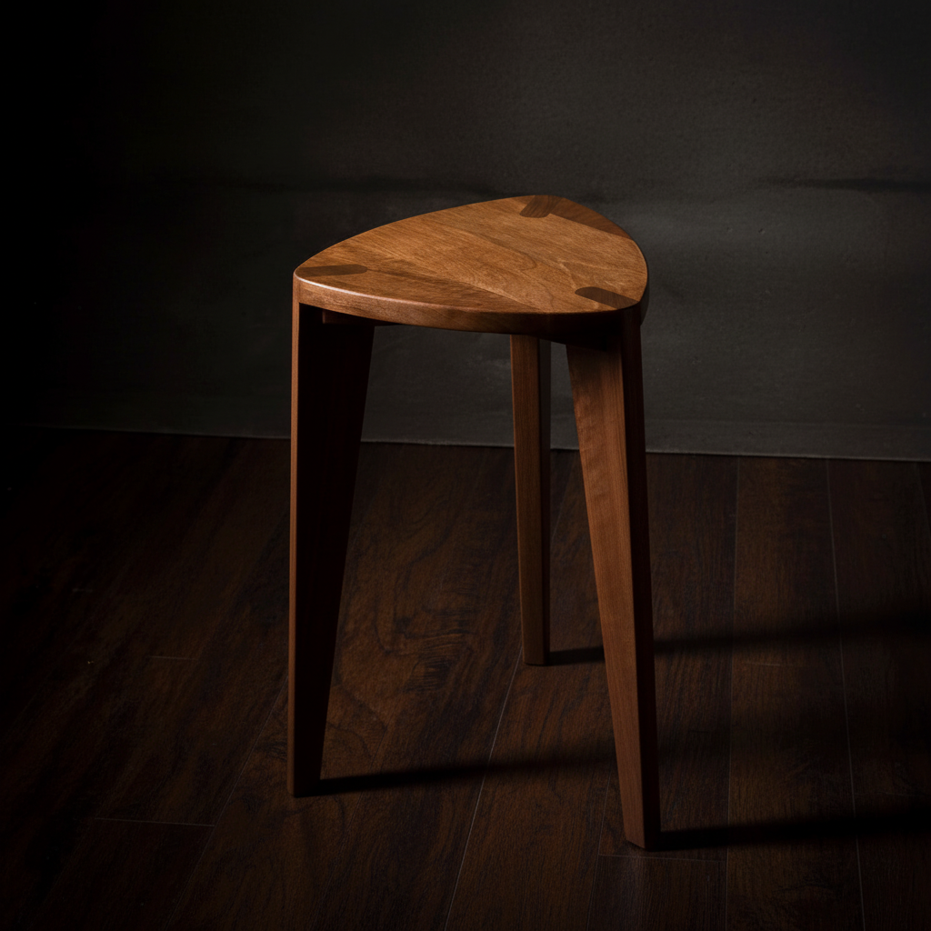 Triad Stool — Cherry